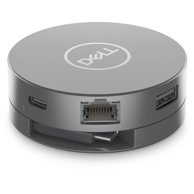 D Dell DA305 Mobile Adaptateur Dockingstation 2xUSB3.1/HDMI/VGA/DisplayPort/USB-C/Ethernet passiv Grey