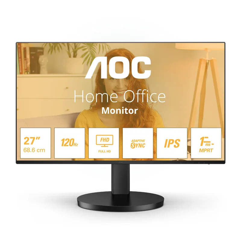 68,6cm/27" (1920x1080) AOC Basic-line 27B3HA2 16:9 FHD VA 4ms 100Hz HDMI VGA Speaker Black