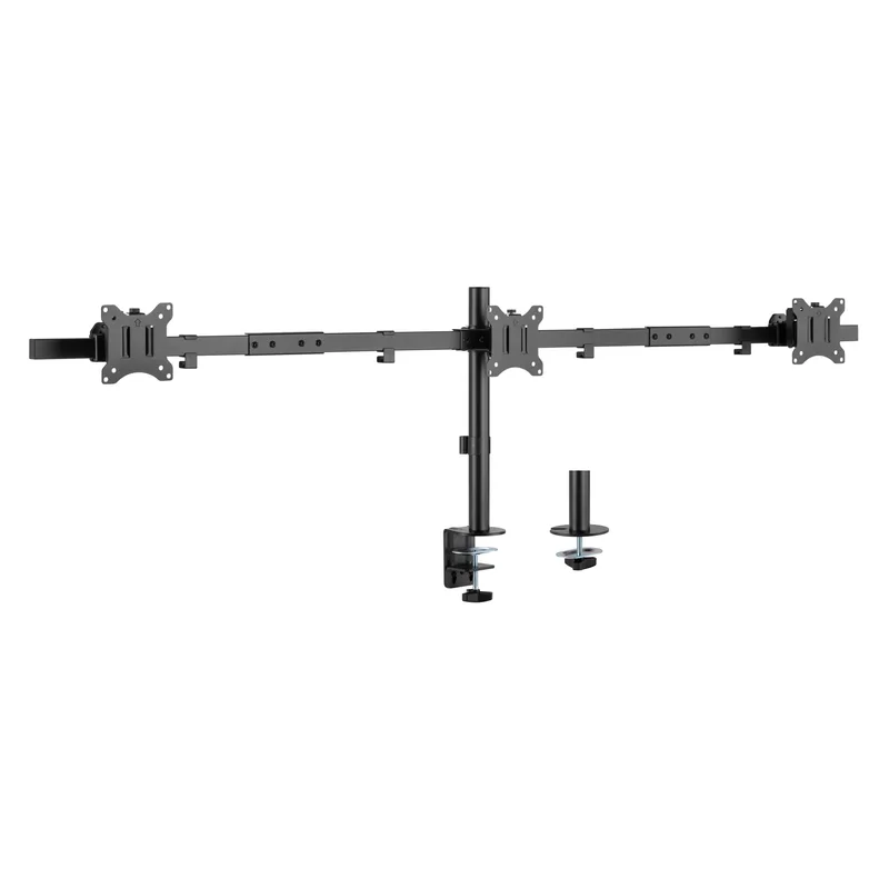 Equip Support de bureau 17"-32"/3TFT 360° H.verst. 7Kg Noir lite Retail