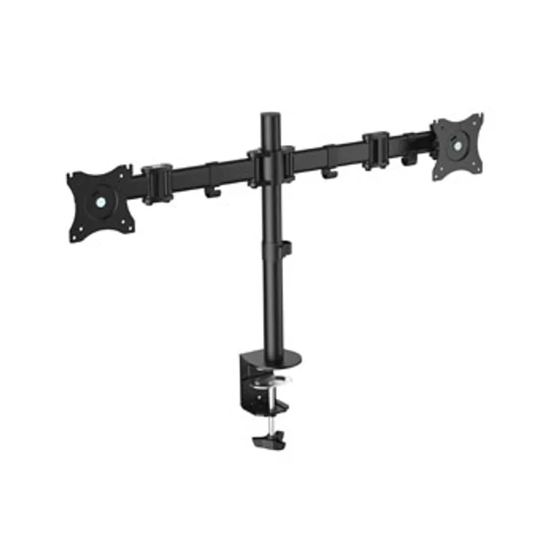 Equip Support de bureau 13"-27"/2TFT 360° H.verst. 8Kg Noir retail