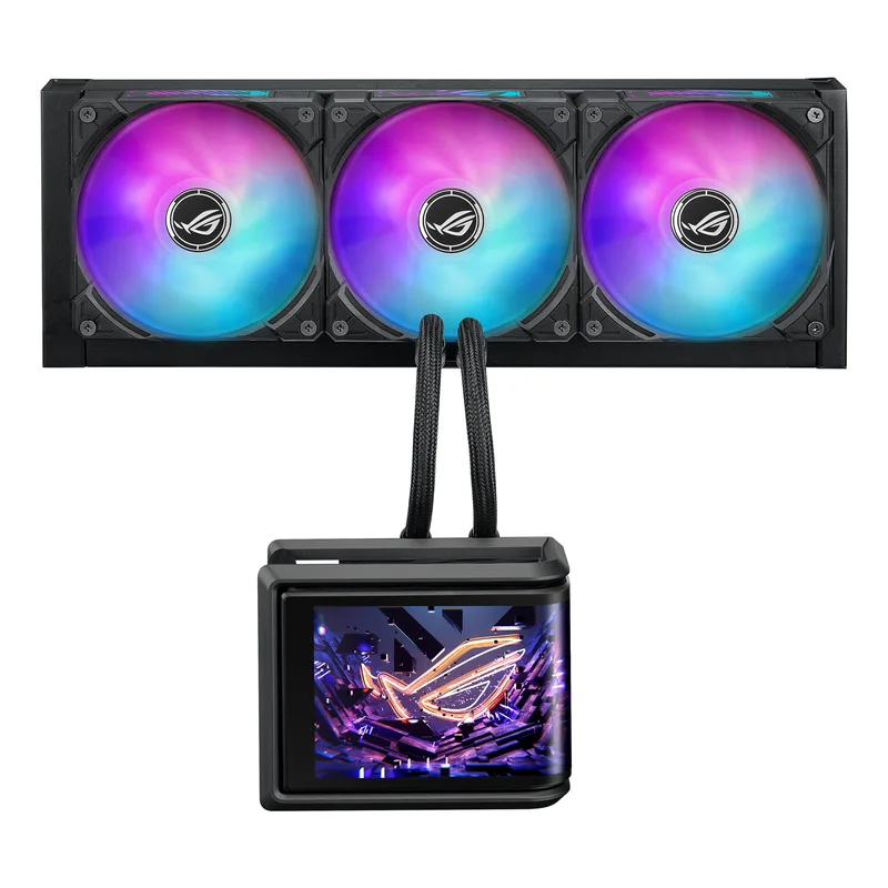 K ASUS ROG RYUO IV SLC 360 ARGB Refroidissement complet de l'eau pour AMD et Intel CPUs Noir