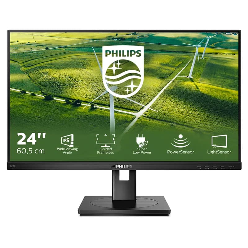 Philips 60.5cm (23.8") 242B1G 16:09 DVI+HDMI+DP+USB IPS