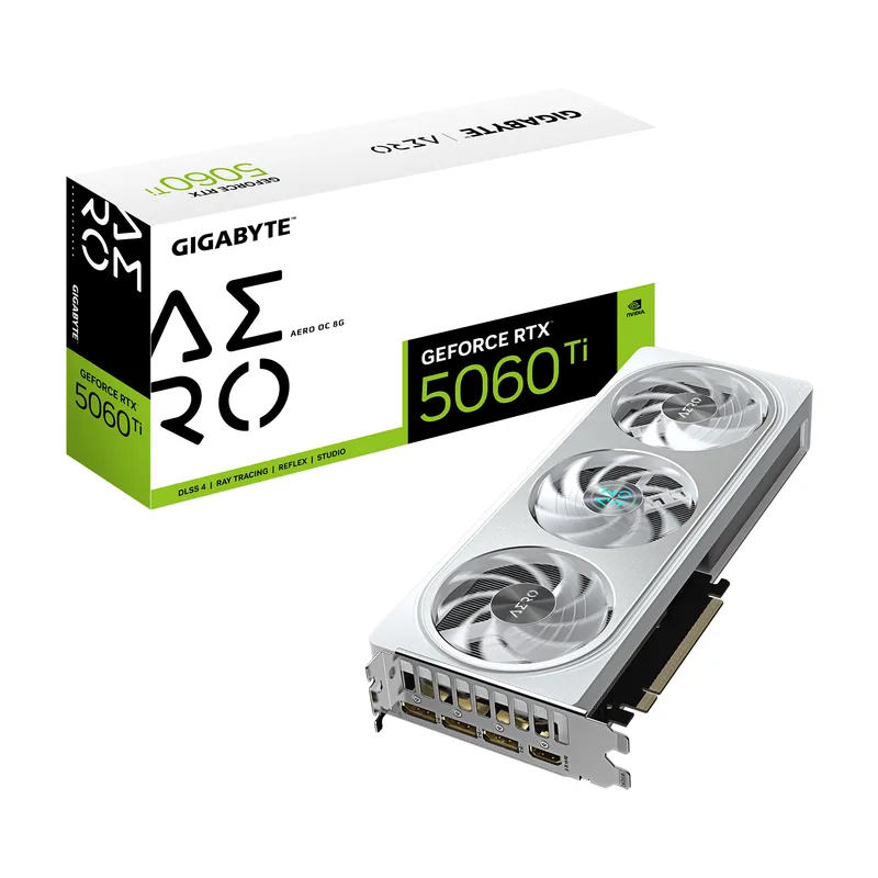 RTX 5060 TI Gigabyte AERO OC 8GB GDDR7 HDMI 3xDP