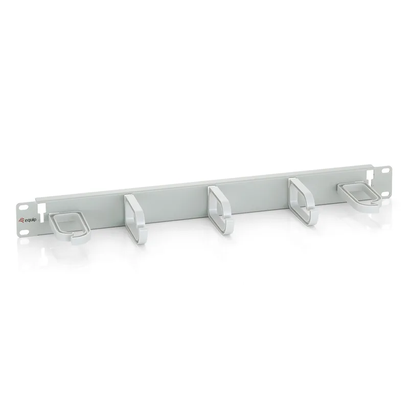 Equip Kabelmanagement Panel 19" 1HE hellgrau RAL 7035