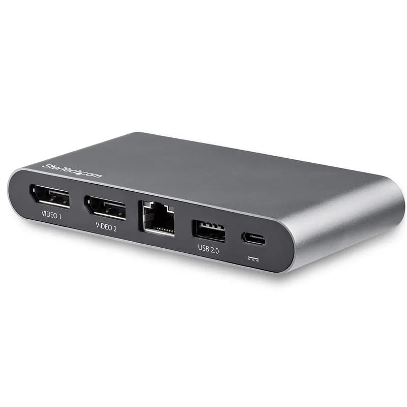 D StarTech USB-C MULTIPORT Adaptateur 2XDP