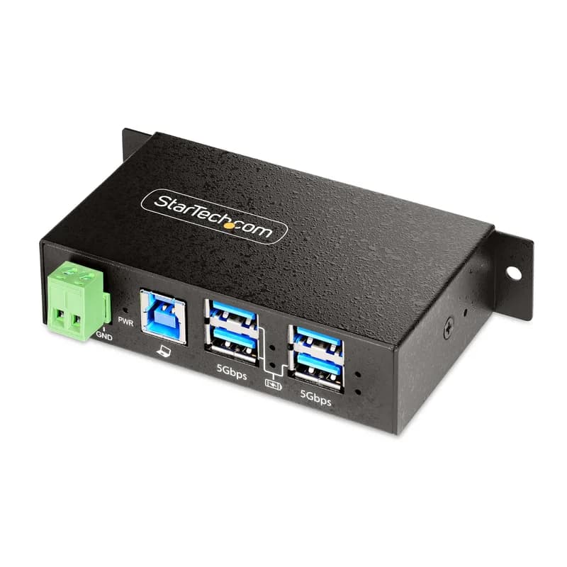 D StarTech 4PT MANAGED INDUSTRIAL USB HUB