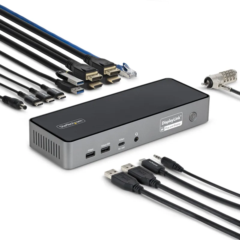 D StarTech 3X Moniteur DOCKING STATION