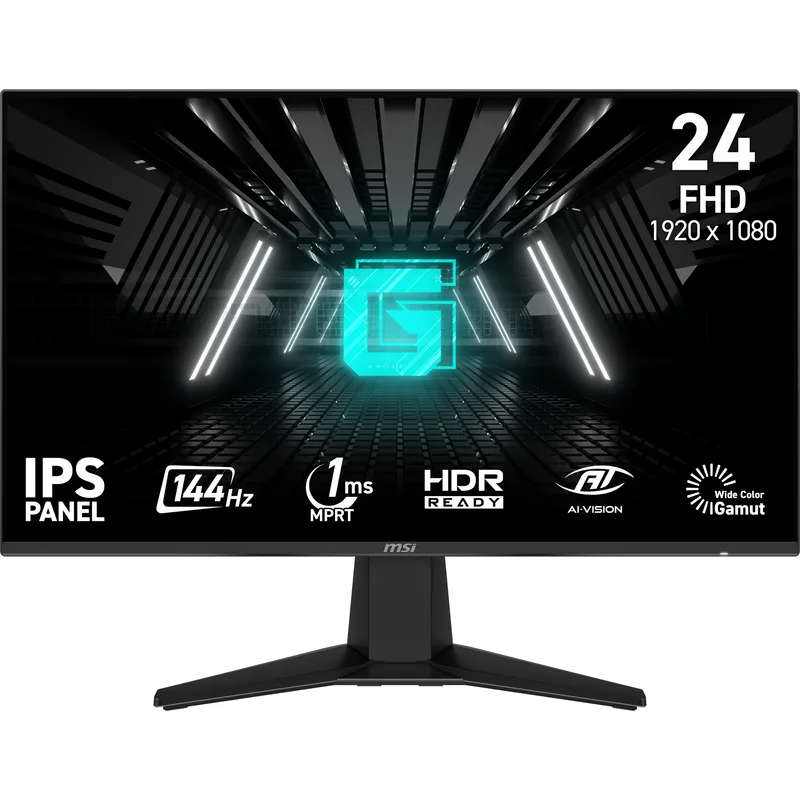 60,5cm/23,8" (1920x1080) MSI G242L E14 16:9 FHD IPS 1ms 144Hz HDMI DisplayPort VESA HDR