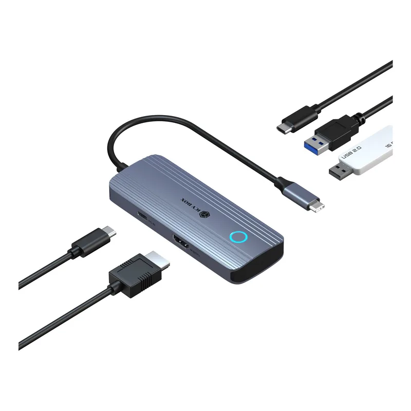 5-in-1 DockingStation de voyage avec fonction hors écran