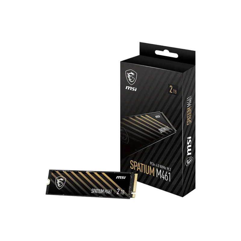 2TB MSI Spatium M461 (M.2 2280) PCIe Gen4 x4 NVMe
