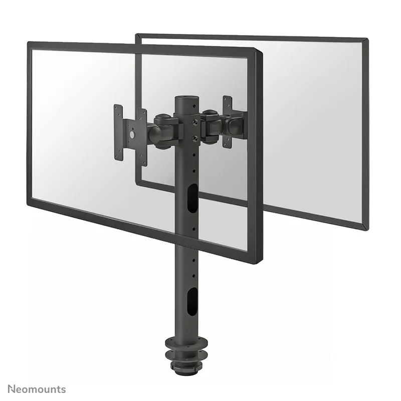 Support de bureau pour deux écrans plats jusqu'à 30" (76 cm) 10KG FPMA-D050DBLACK Neomounts