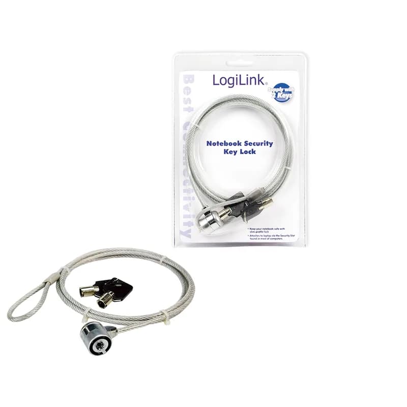 LogiLink Notebook antivol avec Cadenas