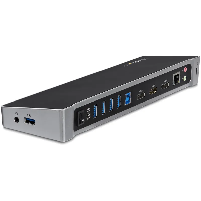 D StarTech Triple-Video Laptop Dockingstation - USB 3.0 - Docking Station