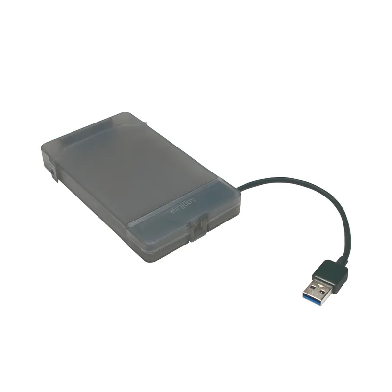 LogiLink AU0037 Boîtier de stockage 2.5 Zoll HDD / SSD-Boîtier Gris