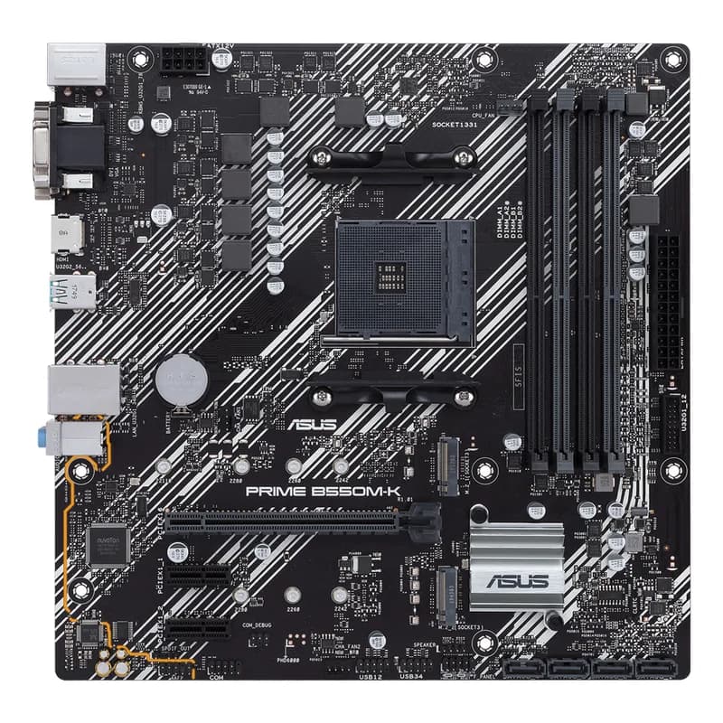 MB ASUS PRIME B550M-K (AMD.AM4.DDR4.mATX)