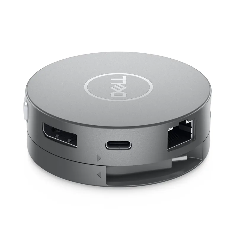 D Dell DA310 Mobile Adaptateur Dockingstation 470-AEUP 2xUSB3.1/HDMI/VGA/DisplayPort/USB-C/Ethernet passiv Grey