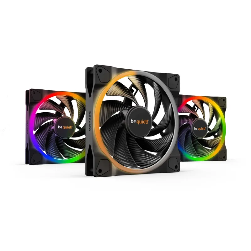 140mm be quiet! LIGHT WINGS 140mm PWM high-speed ARGB Triple-Pack