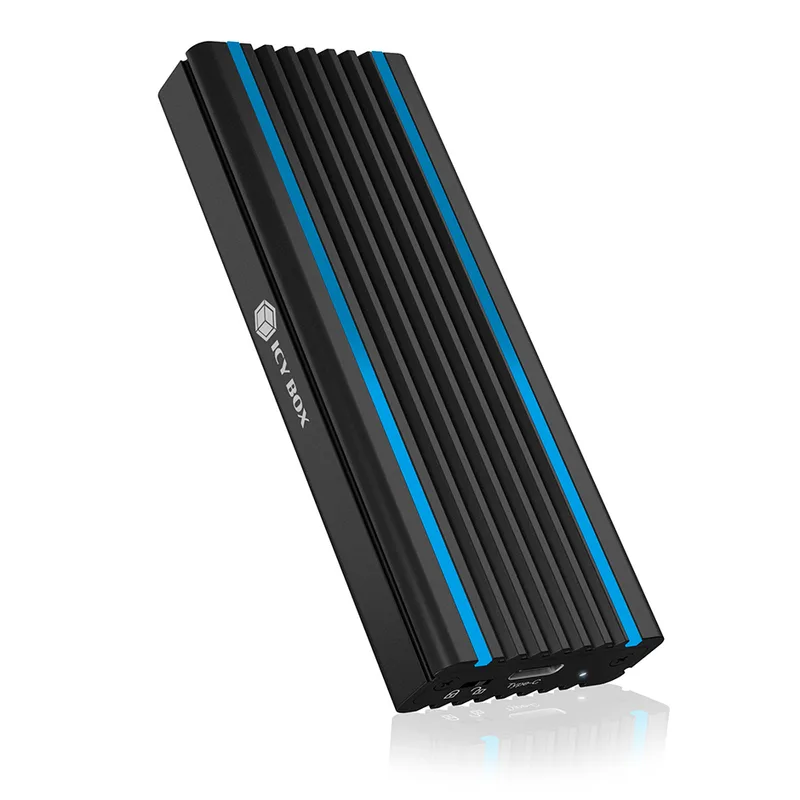 ICY BOX IB-1824ML-C31 USB-C externe 3.2 Boîtier pour M.2 NVMe SSD avec éclairage LED