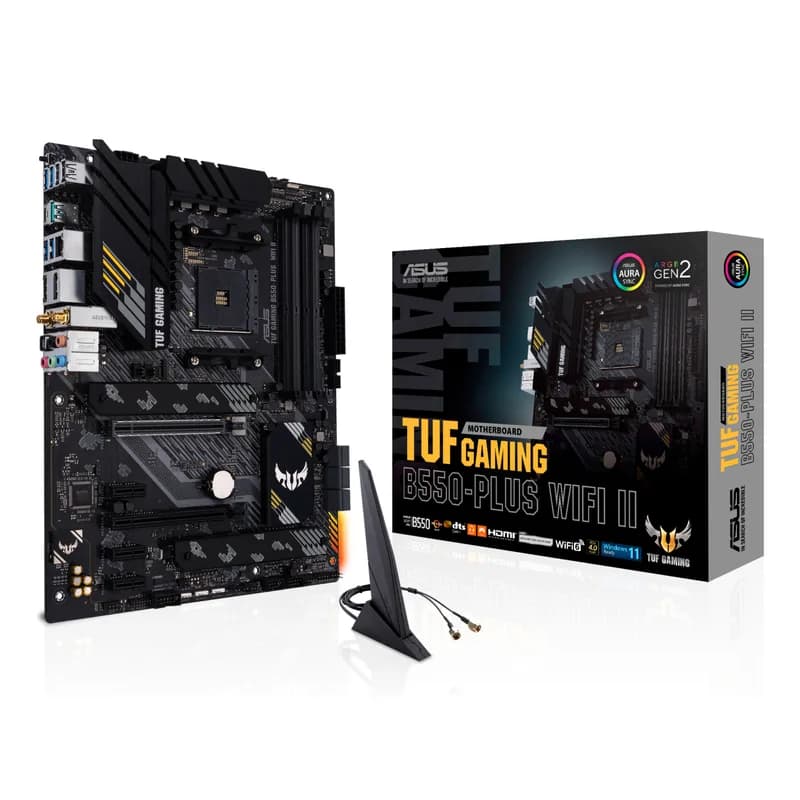 MB ASUS TUF GAMING B550-PLUS(WI-FI II) (AMD.AM4.DDR4.ATX)