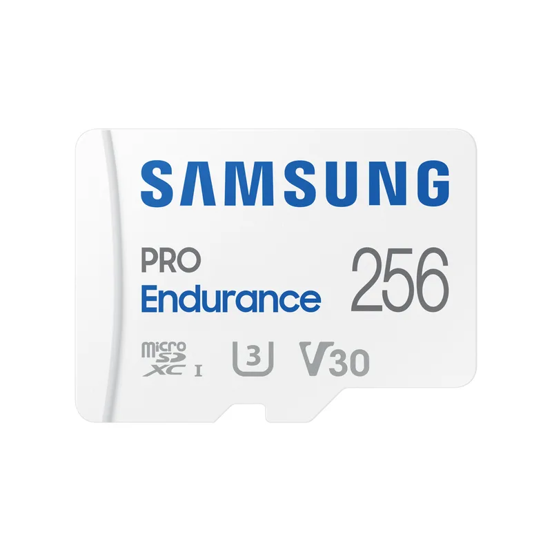 CARD 256GB Samsung PRO Endurance MicroXC UHS-I U3 inclus Adaptateur