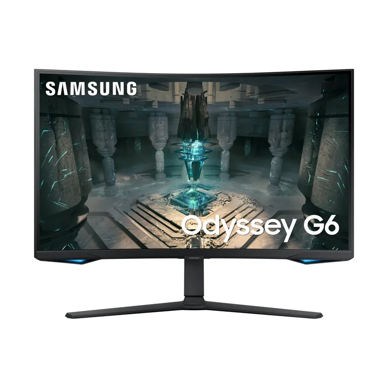 81,3cm/32'' (2560x1440) Samsung Odyssey G6 S32BG650EU 16:9 1ms 2xHDMI DisplayPort VESA Pivot Speaker QHD 240Hz Curved Gaming Black