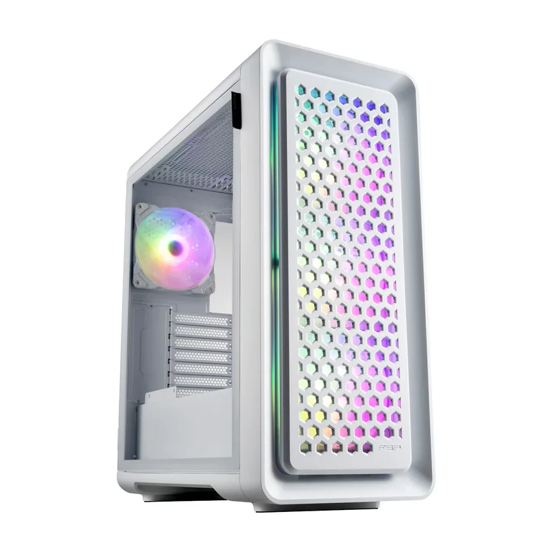 Midi FSP CUT593P E-ATX Ultra Tower 3xARGB WHITE