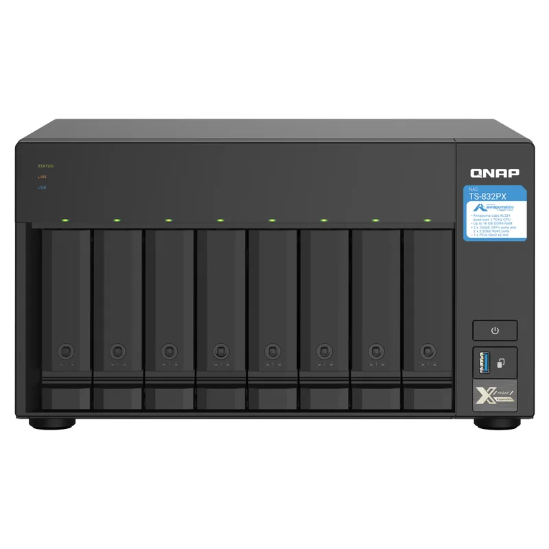 8-Bay QNAP TS-832PX-4G