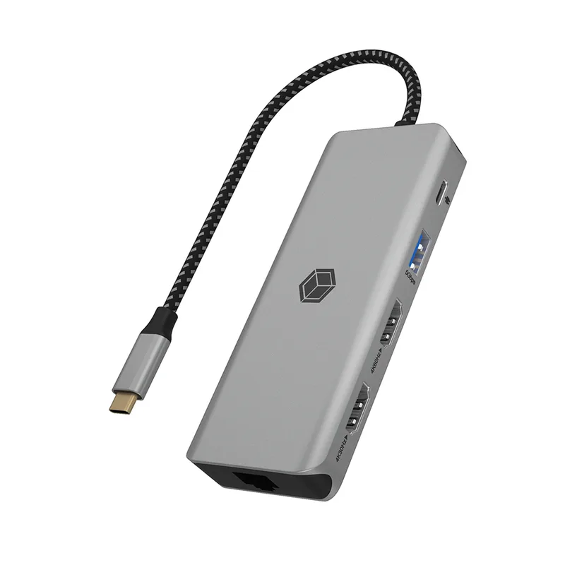 ICY BOX IB-DK4012-CPD USB-C 9-in-1 PD 100W DockingStation