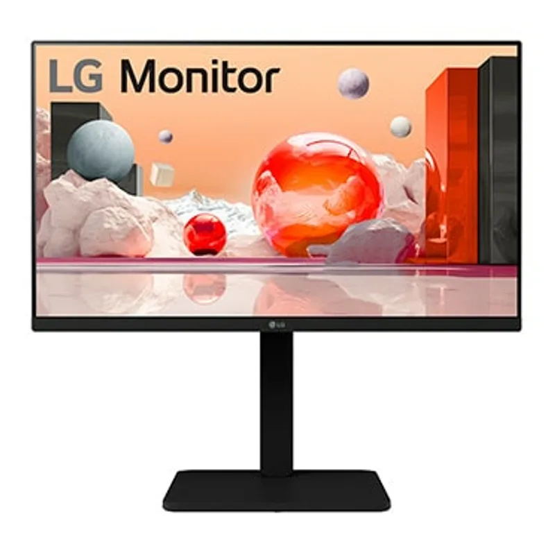 61cm/24" (1920x1080) LG 24BA450-B 16:9 FHD IPS 5ms 100Hz HDMI DP VGA Speaker Pivot Black