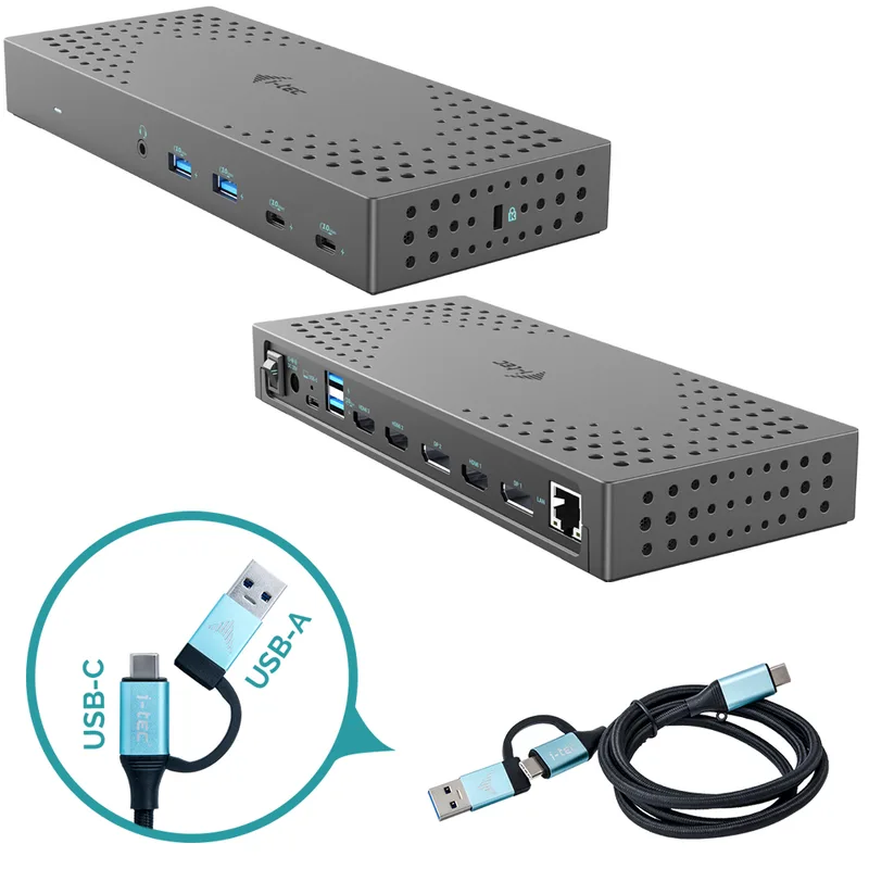D I-TEC USB-C/Thunderbolt 14-in-1 PD 100W DockingStation