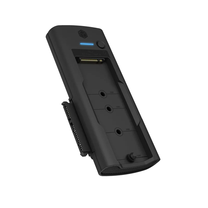 ICY BOX IB-180MS-C31 USB-C/USB-A 3.2 DockingStation pour M.2 NVMe SSD et 3.5"/2.5" SATA HDD