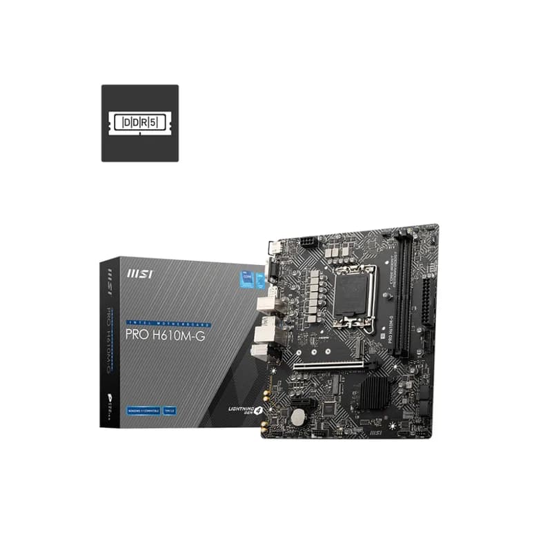 1700 MSI PRO H610M-G DDR5