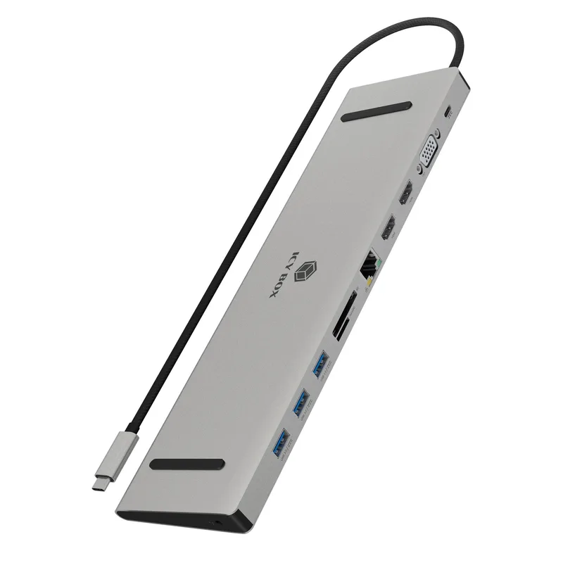 ICY BOX IB-DK2106a-CPD USB-C 11-in-1 PD 100W DockingStation