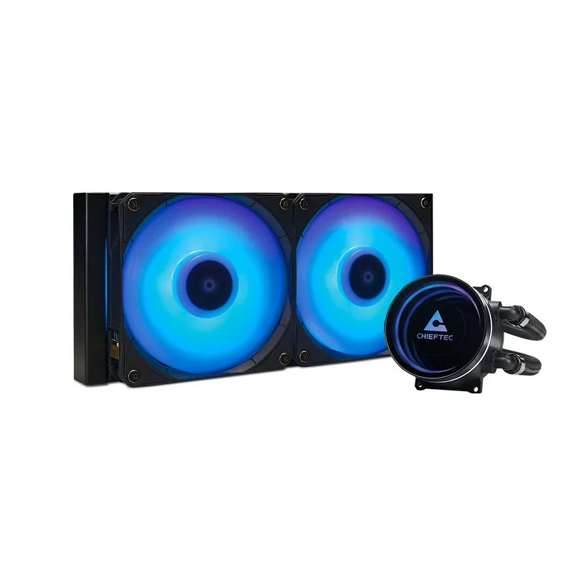 K Cooler Refroidissement de l'eau Chieftec Iceberg 240 RGB multi Cooler 1700 1200 1150 1151 1155 1156 1851 AM5/4/3+/2+/2