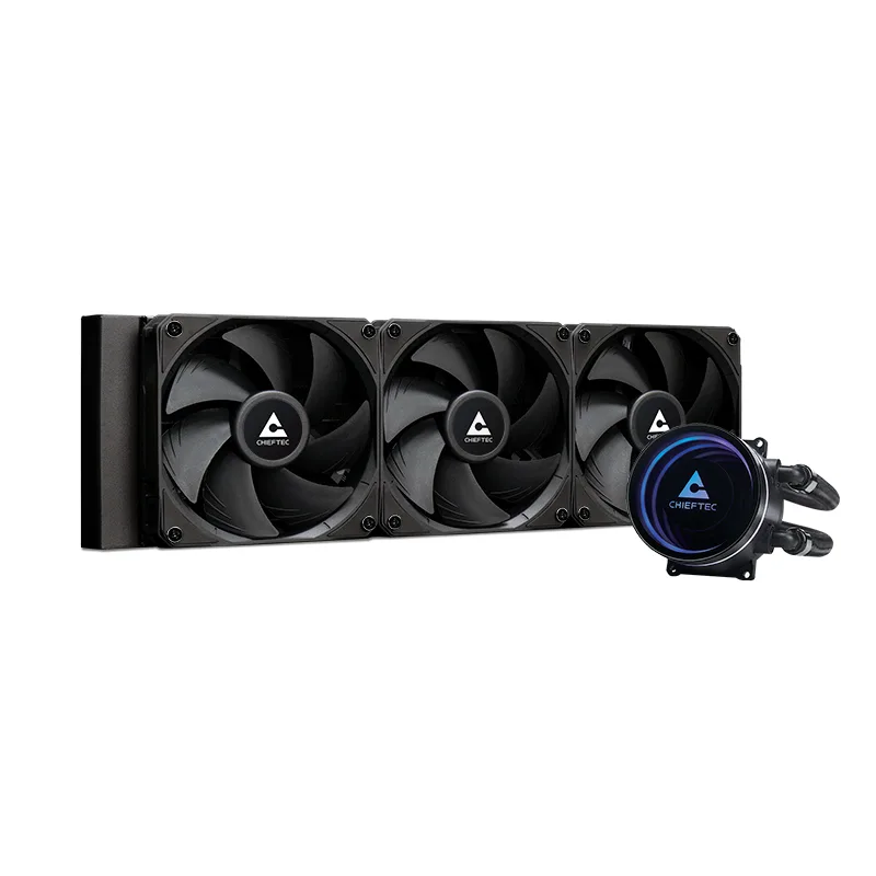K Cooler Refroidissement de l'eau Chieftec Iceberg 360 DARK multi Cooler 1700 1200 1150 1151 1155 1156 1851 AM5/4/3+/2+/2