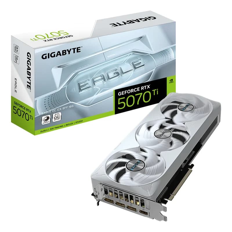 RTX 5070 Ti 16GB Gigabyte Eagle Ice OC SFF GDDR7 3 Fan