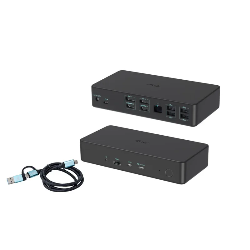 D I-TEC USB-C Thunderbolt 3 Dual 4K Docking Station