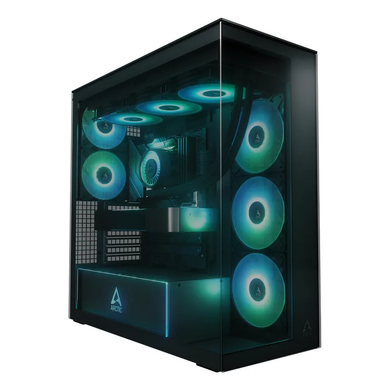 Arctic Xtender black window w/o GPU vertical mount