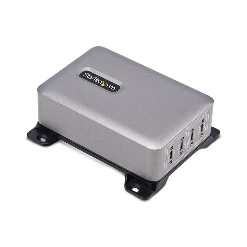 StarTech 4 Port USB C GaN Chargeur 240W PD 3.1 Argent