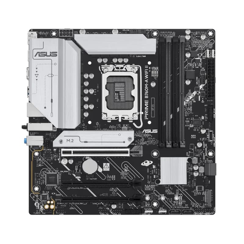 ASUS PRIME B760M-A WiFi II-mATX Carte mère Sockel 1700 HDMI/DP