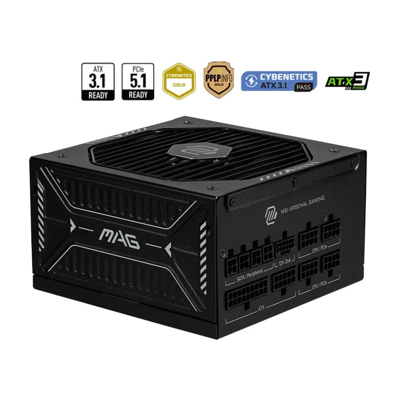 850W MSI Alimentation MAG A850GLS PCIE5
