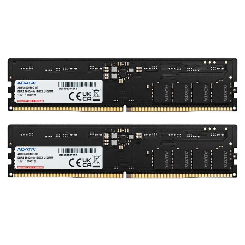 32GB ADATA DIMM 5600 (2x 16 GB) Dual-Kit (AD5U560016G-DT, Premier Tray, INTEL XMP)