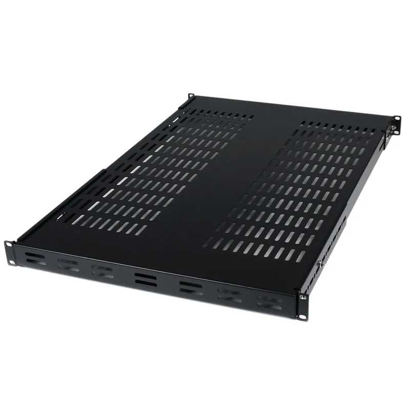 StarTech 19 Zoll Sol lourd réglable en profondeur pour Armoire serveur avec fentes d'aération