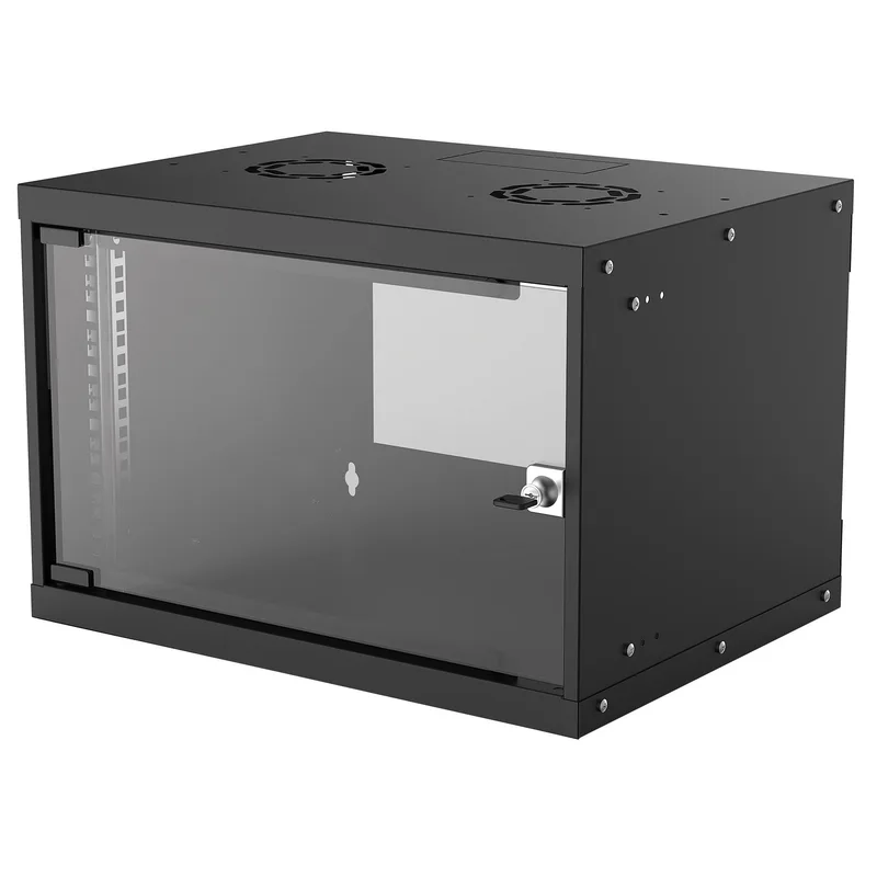 INTELLINET Wandverteiler 19" 6 HE 540x400 Flatpack Noir