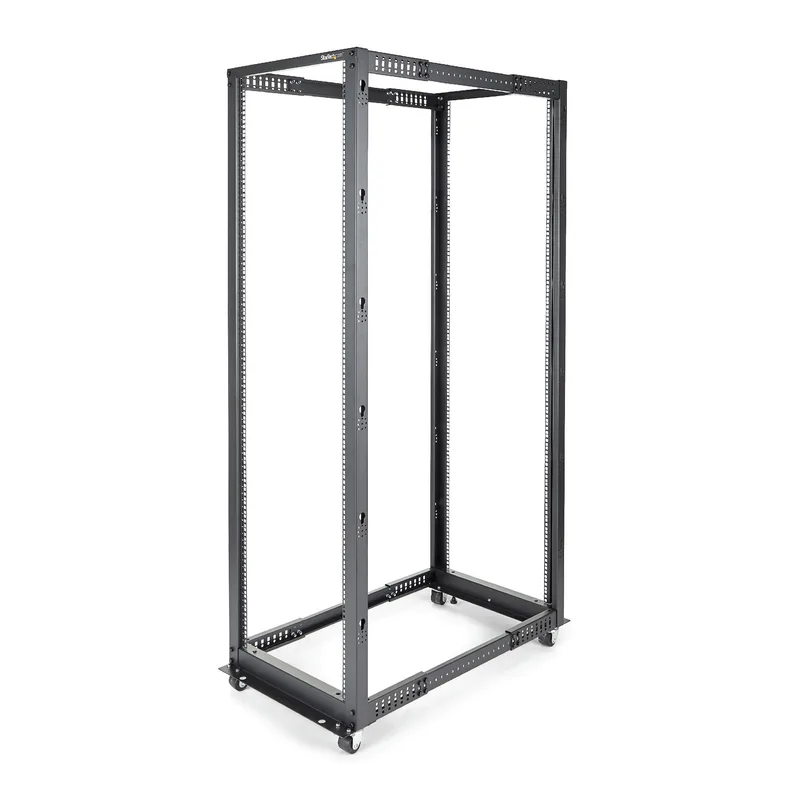 42HE 4 Pfosten Open Frame Rack tiefenverstellbar