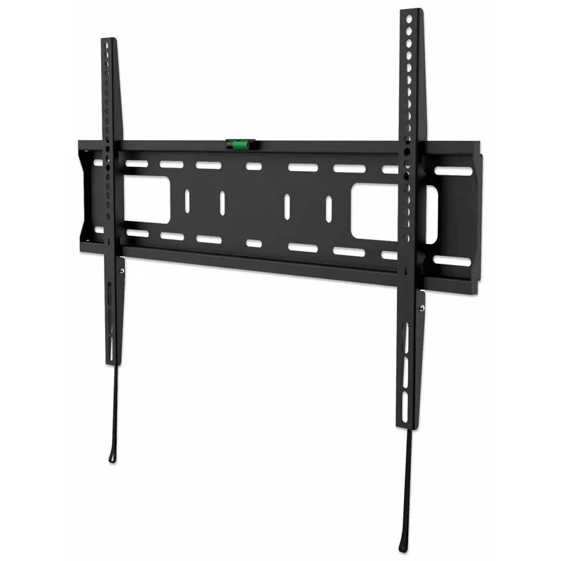 MANHATTAN TV-Support mural ultraplate avec une charge très élevée pour les écrans de visualisation 93,98 - 177,8cm 37 - 70Zoll à 50kg rigide Noir