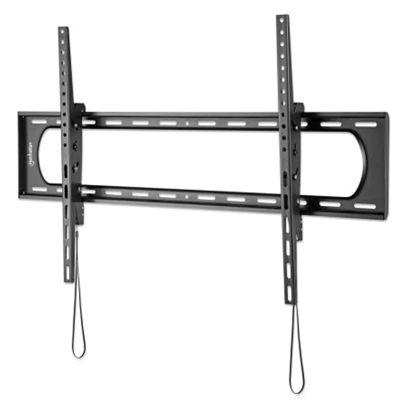 MANHATTAN TV-Support mural pour les grands écrans de 152,4 à 304,8cm de 60 à 120Zoll et jusqu'à 120kg +/-10 Grad inclinable Noir