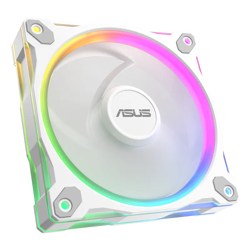 120mm ASUS PRIME MR120 ARGB Reverse Ventilateur de boîtier Blanc, 120 mm, PWM