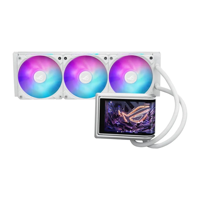 K ASUS ROG RYUO IV 360 ARGB Refroidissement complet de l'eau pour AMD et Intel CPUs Blanc