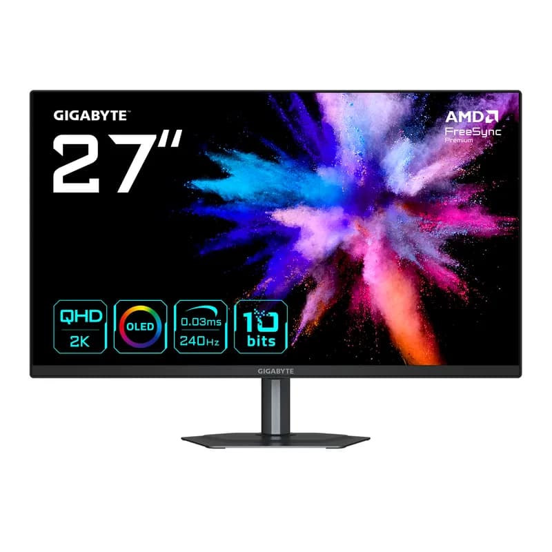 GIGABYTE GO27Q24 68,6cm 27Zoll QD-OLED Moniteur 2??560x1440 240Hz 400cd/m2